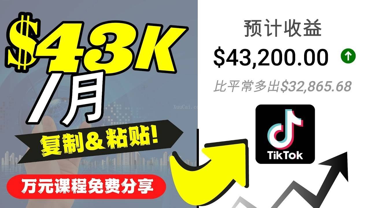 2022抖音国际版Tiktok赚钱项目：每天上传一个视频-续财库