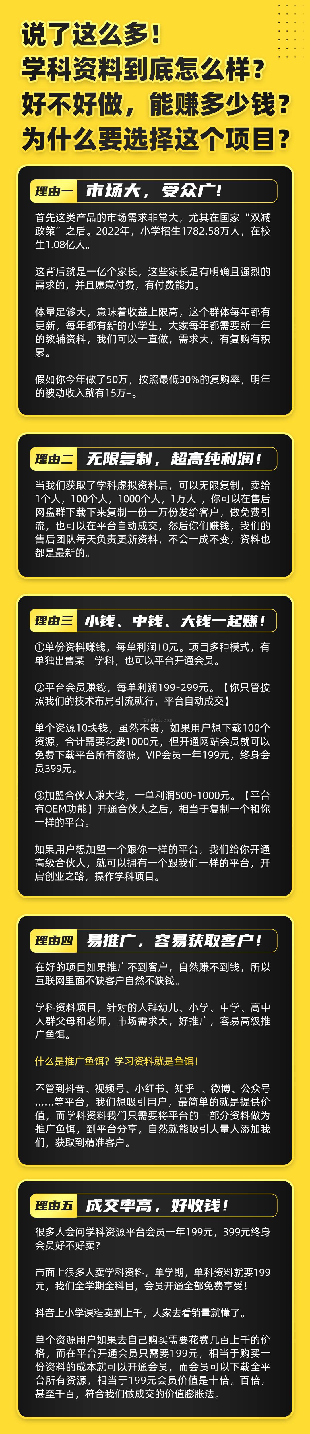 图片[4]-2023最新k12学科资料变现项目：一单299双平台操作 年入50w(资料+软件+教程)-续财库