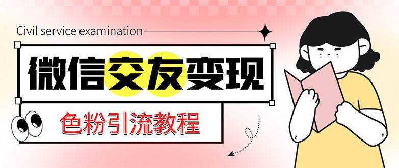 微信交友变现项目，吸引全网LSP男粉精准变现，小白也能轻松上手，日入500+-续财库