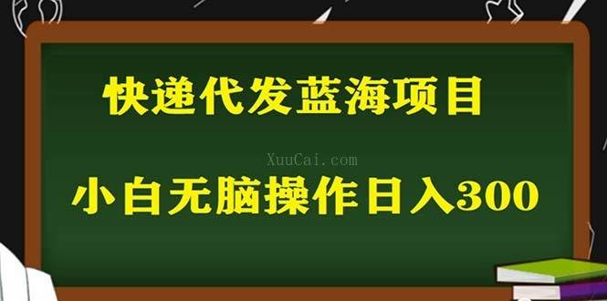 2023最新蓝海快递代发项目，小白零成本照抄也能日入300+-续财库