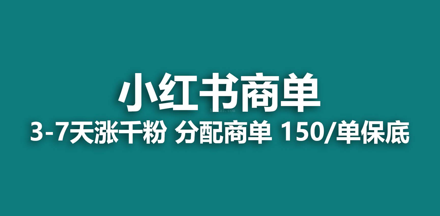 2023最强蓝海项目，小红书商单项目，没有之一-续财库