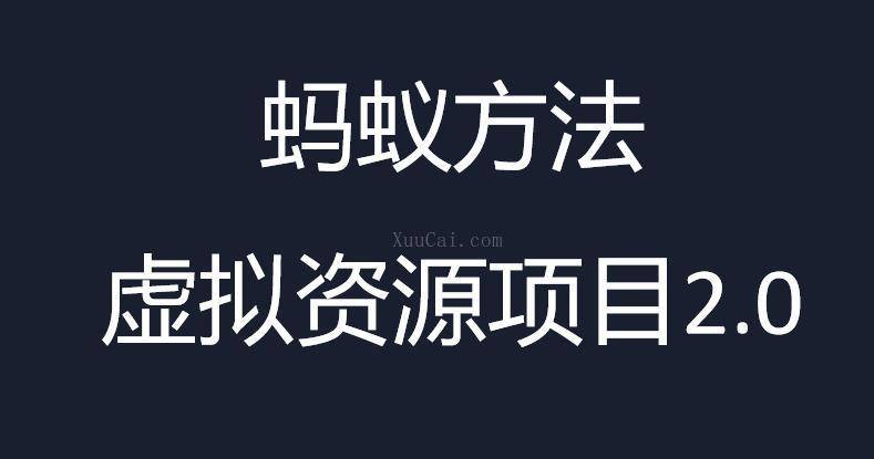 虚拟资源掘金课,虚拟资源的全套玩法 价值1980元-续财库