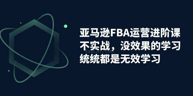 亚马逊-FBA运营进阶课，不实战，没效果的学习，统统都是无效学习-续财库