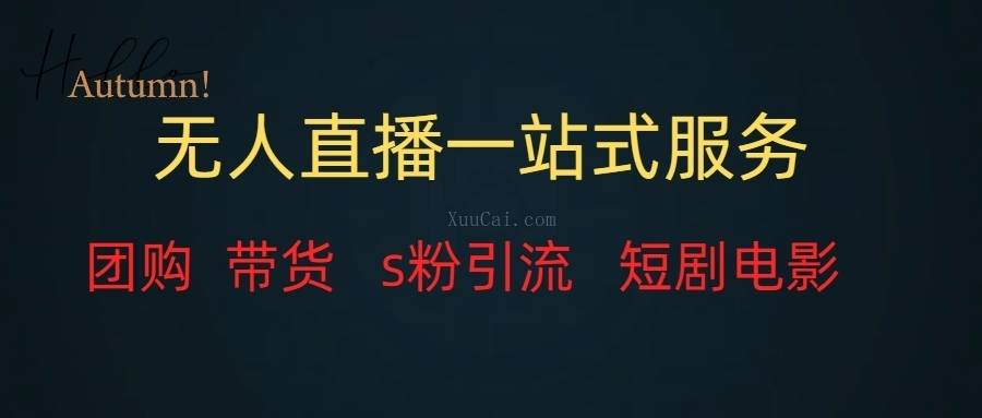 无人直播全套服务,变现稳定-续财库