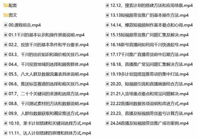 图片[2]-2023巨量千川小白到高手：推广逻辑 计划搭建 搭建思路等(教程+图文+配套)-续财库