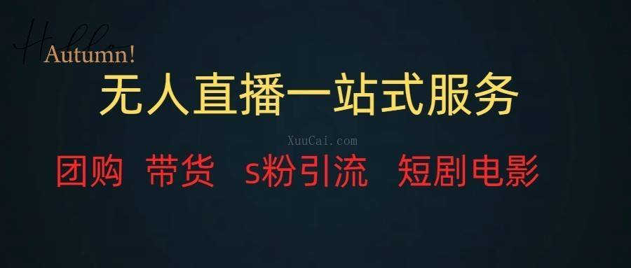 无人直播（团购、带货、引流、短剧电影）全套教程一站式打包，课程详细无废话-续财库