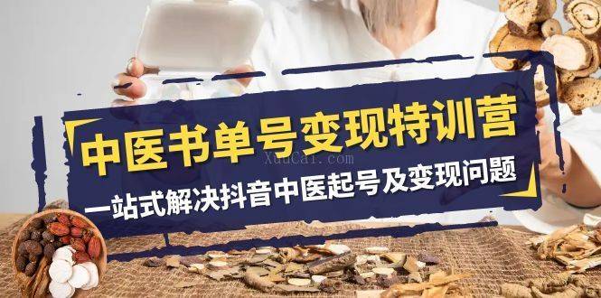 中医-书单号变现特训营，一站式解决抖音中医起号及变现问题（14节课）-续财库