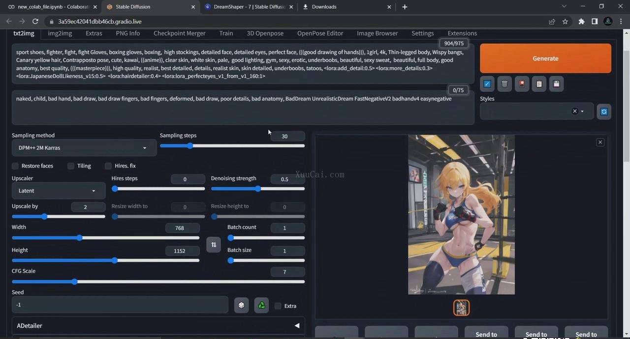 图片[6]-利用Stable Diffusion创建动漫艺术图像使用AI绘画赚钱-中英字幕-续财库
