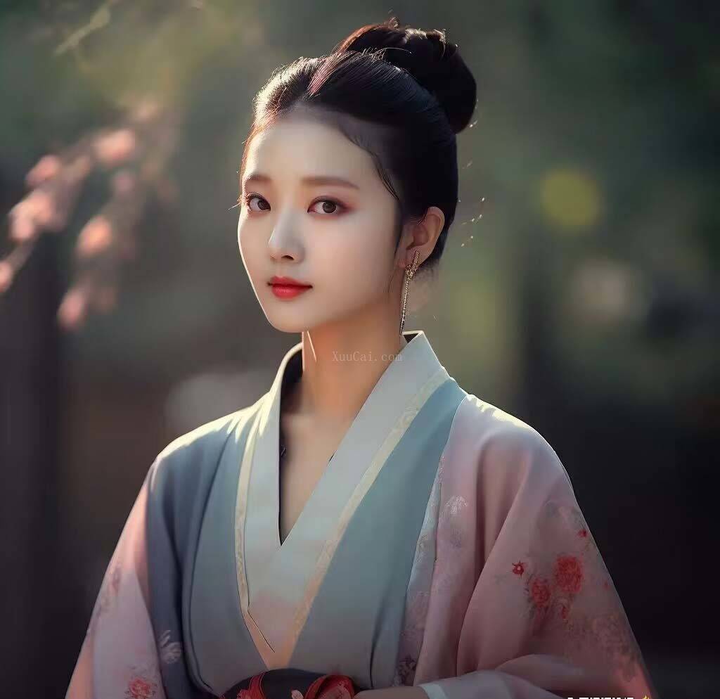 图片[4]-Midjourney关键词-AI生成中国风古装汉服美女人像提示关键词-续财库