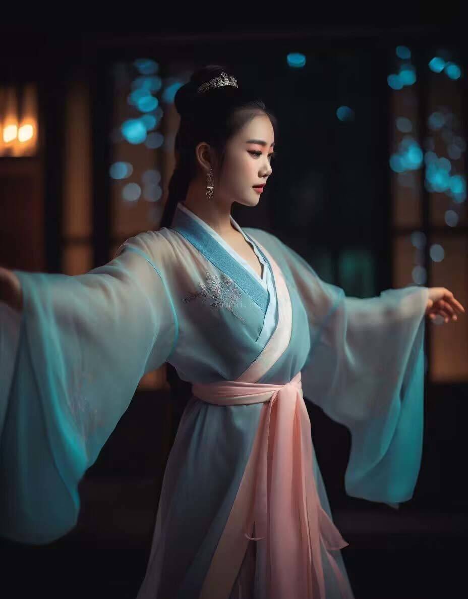 图片[10]-Midjourney关键词-AI生成中国风古装汉服美女人像提示关键词-续财库